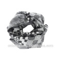 Jacquard Long scarf viscose